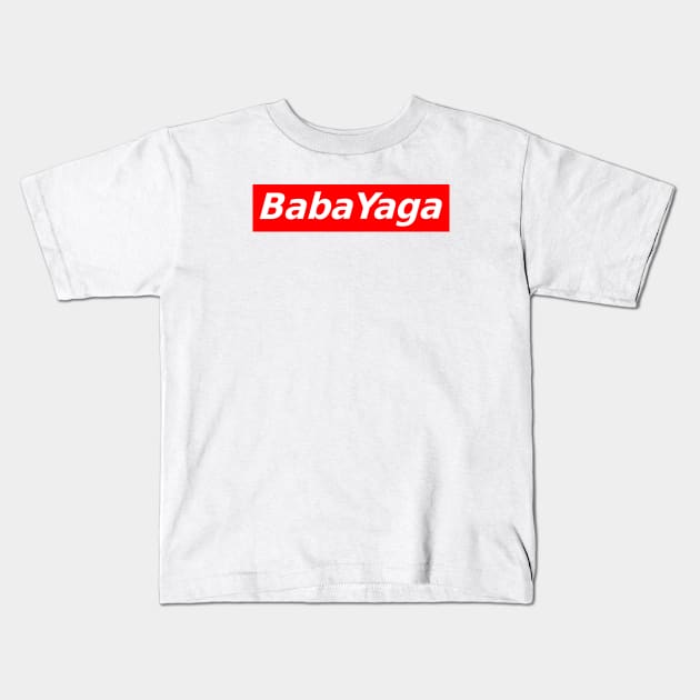 Baba Yaga Kids T-Shirt by boldifieder